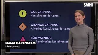 SMHI konsekvensbaserade varningar