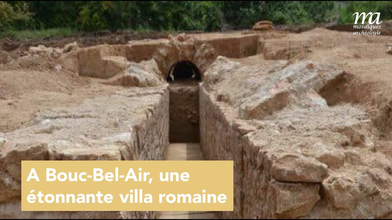 Archéologie. Une villa romaine en Provence. Fouille du site de Bel-Ombre à Bouc-Bel-Air