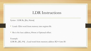 load Instruction(LDR,LDRH,LDRB)