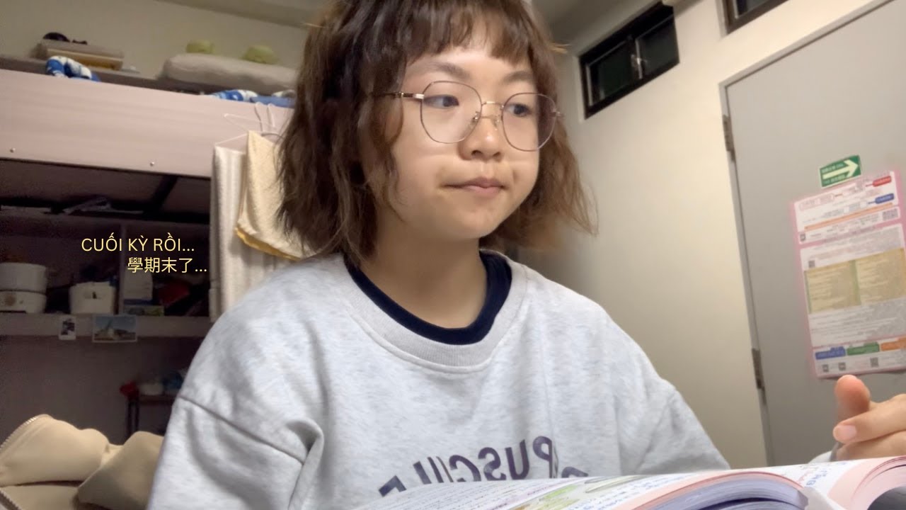 Cuối kỳ của sinh viên Đài Loan có gì khác? 🇹🇼大學生的學期末生活紀錄