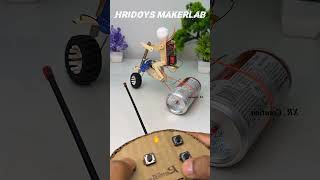 Toy bicycle dc motor🔥#dcmotor #project #diy #experiment