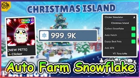 [Event❄️] Roblox Clicker Simulator Script - Snowflake Farm