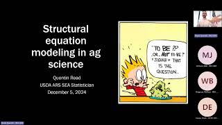Structural Equation Modeling in Ag Science Recording   Florence 12 5 2024