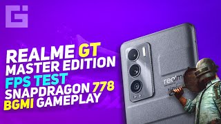 Realme GT Master Edition BGMI Gaming Test, FPS with Sanhok Bootcamp, PUBG FPS Test Snapdragon 778G