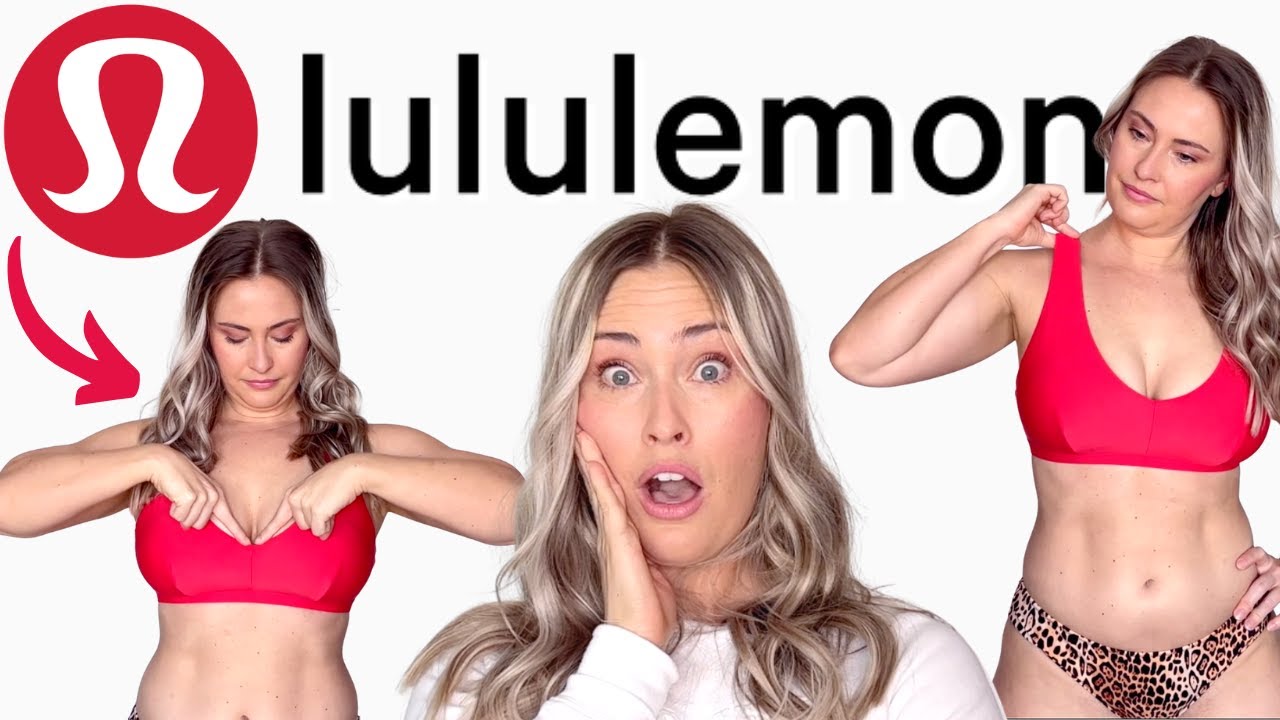 NEW LULULEMON SWIMSUIT TRY ON REVIEW / WATERSIDE V SWIM C/D CUP BIKINI TOP HAUL YouTube