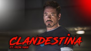 Clandestina Ft. Iron Man | Iron Man Whatsapp Status | Clandestina Audio edit | Iron Man Best Status