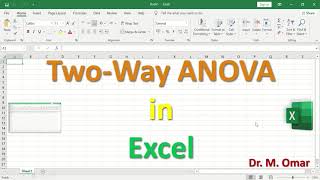 Two Way ANOVA in Excel