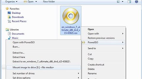 How to mount an ISO image on windows , Mac and Linux