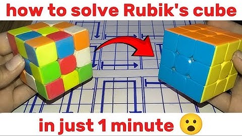 🤯 Learn to Solve Rubik
