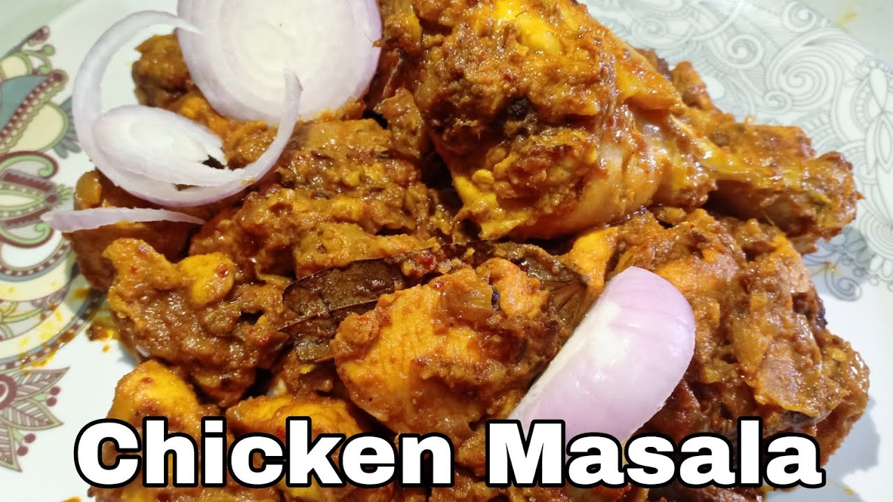 Chicken masala chicken gravy How to make chicken masala YouTube
