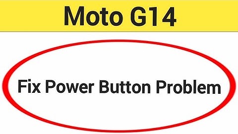 How to fix power button problem Moto G14, how to fix auto restart problem