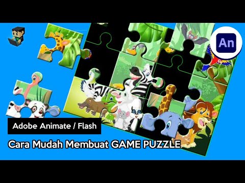Cara Mudah Membuat Game Puzzle dengan Adobe Animate - YouTube