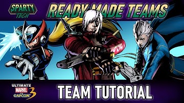 Learn Zero / Dante / Vergil in UMvC3 - READY MADE TEAMS tutorial