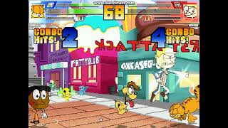 Mugen Request Garfield & Odie Vs George Goodlake & Vinnie Gill