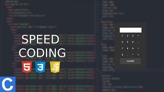 Speed Coding #1 | HTML, CSS, JavaScript | Calculator in less than 14 minutes