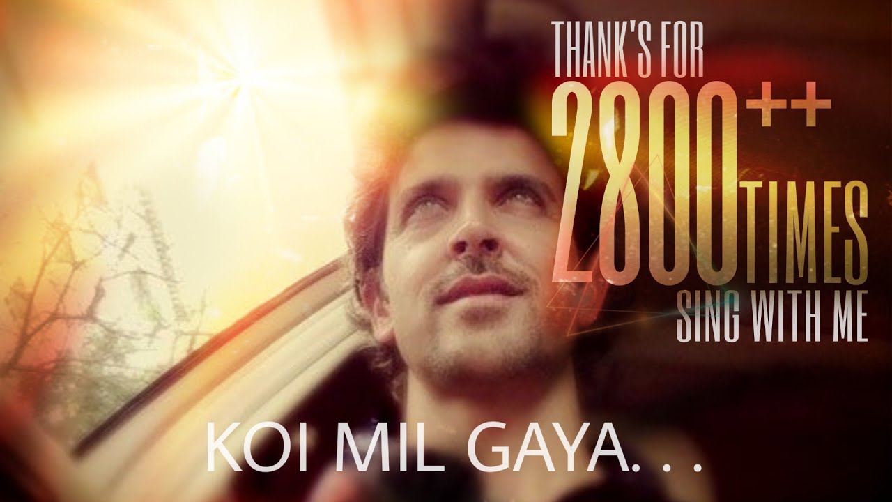 Koi Mil Gaya Karaoke Duet Tanpa Vocal Cewek with lirik YouTube