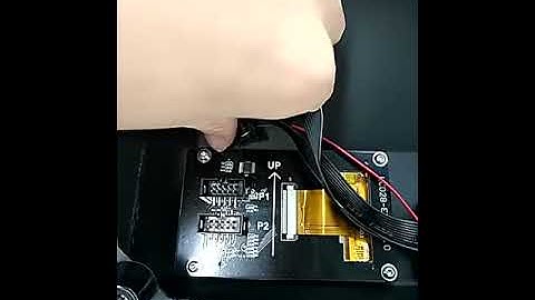 Replug the wires of the screen Anet ET4