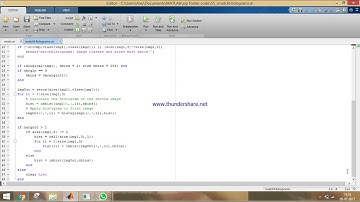 Histogram Matching between two images using Matlab - Part 3.1