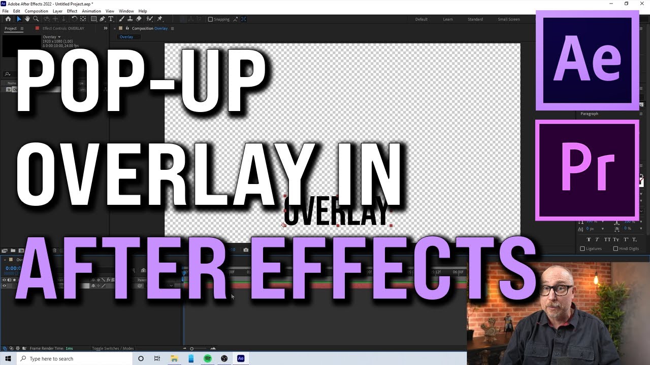 How to Create Pop Up Text in After Effects YouTube