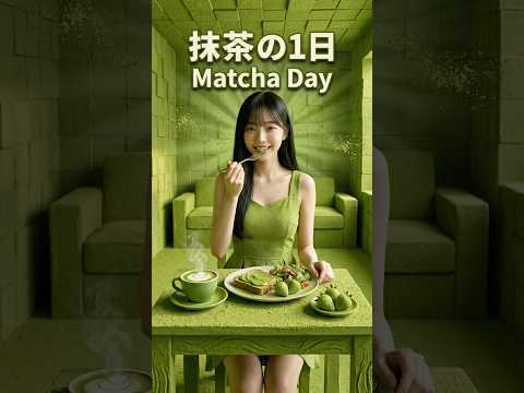 抹茶の1日~Matcha Day~  #MatchaDay #shorts #asmr #食べ物