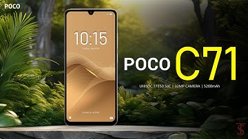 Poco C71 Price, Official Look, Design, Specifications, Camera, Features | #PocoC71 #poco