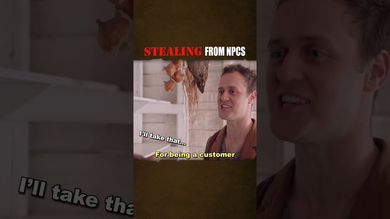 stealing in Skyrim be like