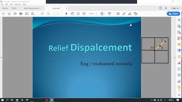 Section of photogrammetry relief displacement