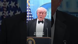 Trump speaks after shooting scare at correspondents’ dinner