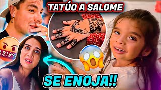 Le Hago Un Tatuaje A Mi Hija Salome Carlos Feria Adrilatinatv