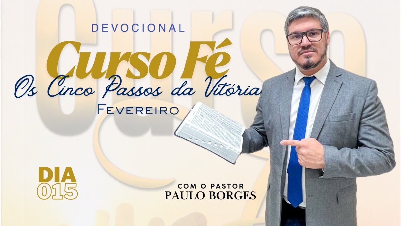 Devocional Curso Fé (15/02/2026) Lição 15