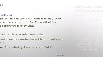 Creating a DataFrame from Multiple Lists Efficiently with Pandas