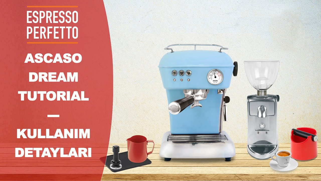 Termoblok kahve makinesi Ascaso Dream kullanımı, dikkat edilecek