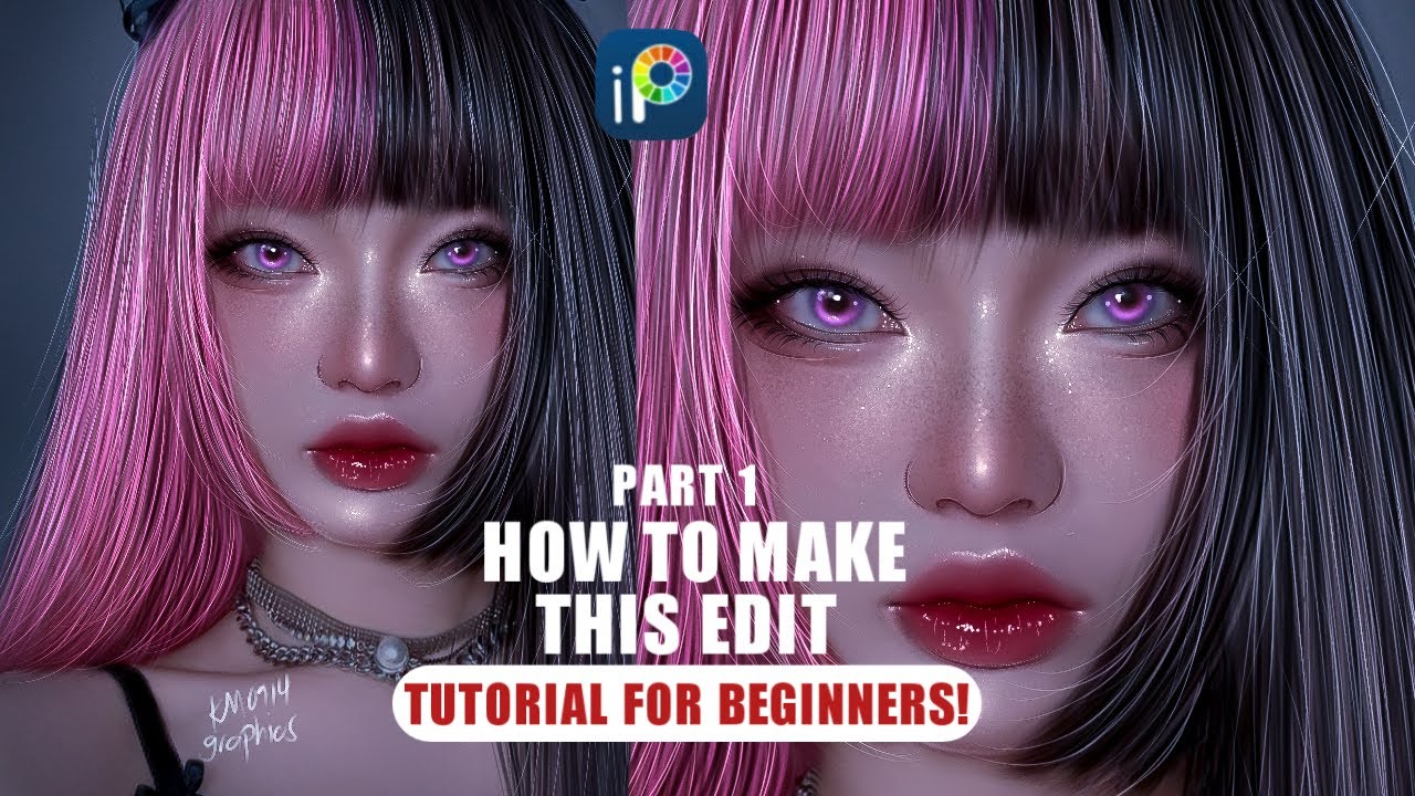 PART1:HOW TO MAKE THIS EDIT FOR BEGINNERS!|Ibis Paint X - YouTube