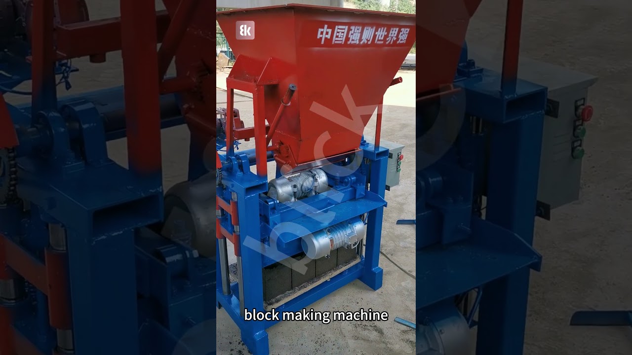🏗️ Semi-Automatic Brick Making Machine – Smart Choice for Efficient Production
