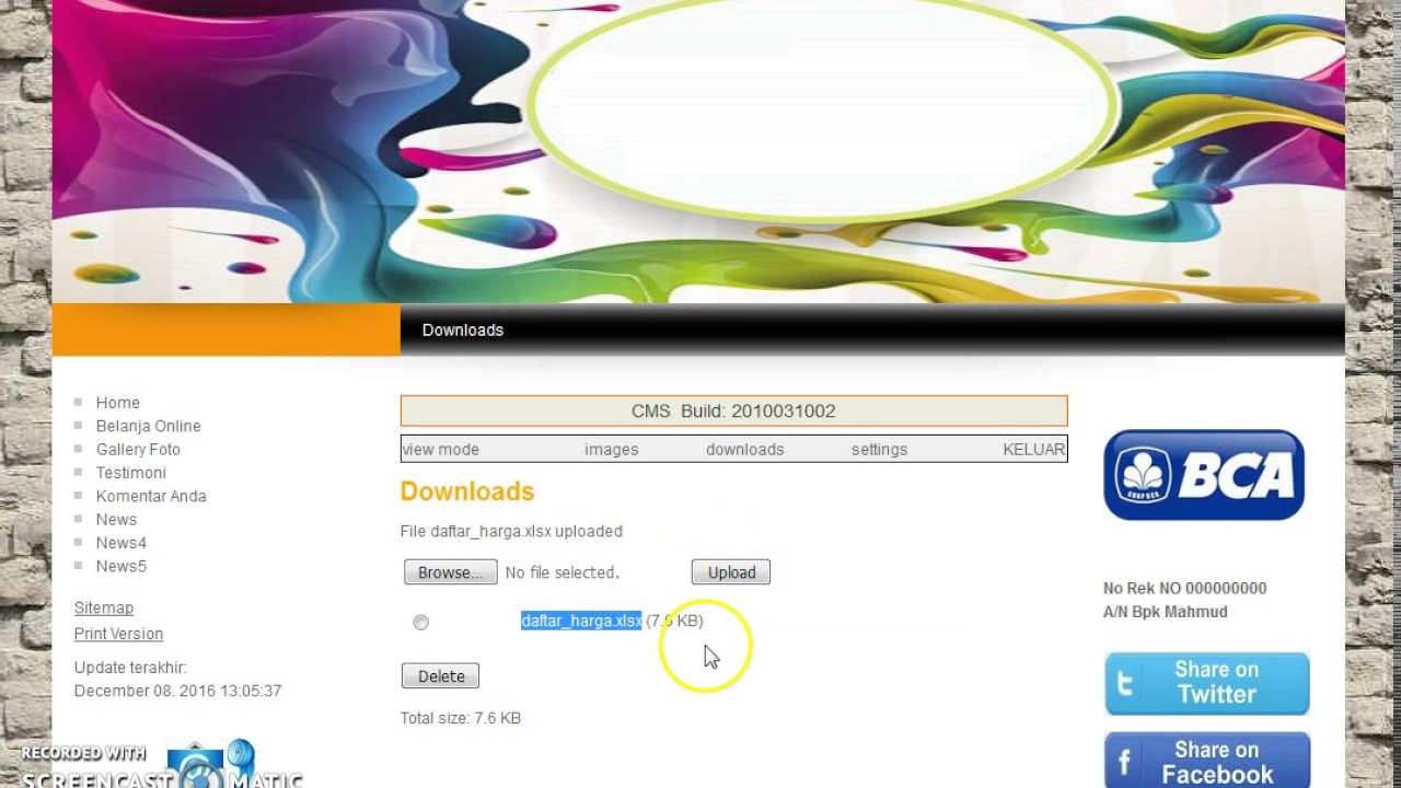 Cara membuat link download file 
