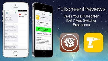 FullscreenPreviews: Gives You a Full screen iOS 7 App Switcher Experience