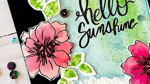 Introducing the Hello Beautiful Stamp Set with Gina K Designs