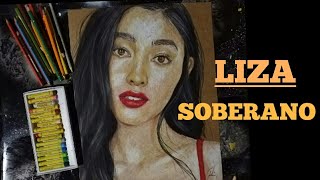 LIZA Soberano Oil Pastel Portrait