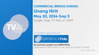 Commercial Breaks of GMA during Unang Hirit - May 30, 2024 Gap 5