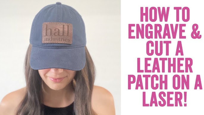 Cricut Tooled Leather Patch For Hat - Weekend Crafting Adventures