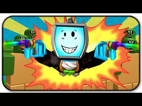 Roblox Zombie Rush Rainbow Rhythm Revolvers Take Over Youtube - roblox zombie rush rainbow rhythm revolvers