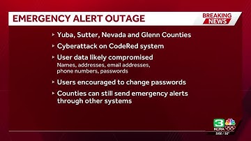 Northern California counties warn of alert system cyberattack