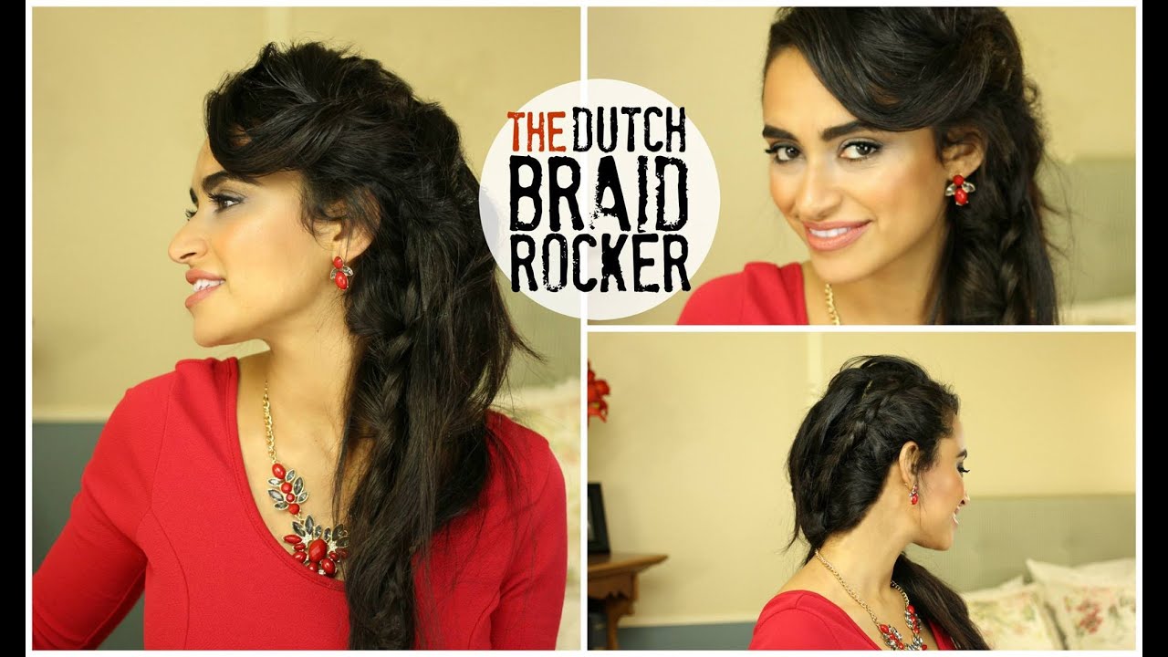 The Dutch Braid Rocker Fun And Edgy Hair Style Rock Your Locks