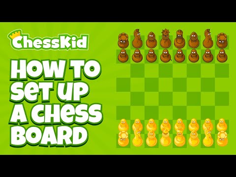 How to setup chess board, Chessboard kaise jamaye, Arrange pieces in chess