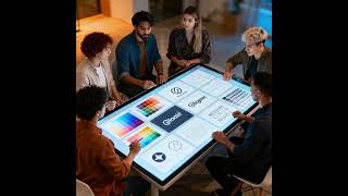 Creative Team Touchscreen Collaboration Office Free Stock Video | Freevisuals