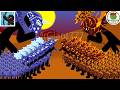 EPIC BATTLE GLACIAL GRIFFON VS LAVA BOSS TITAN SPEARTON 