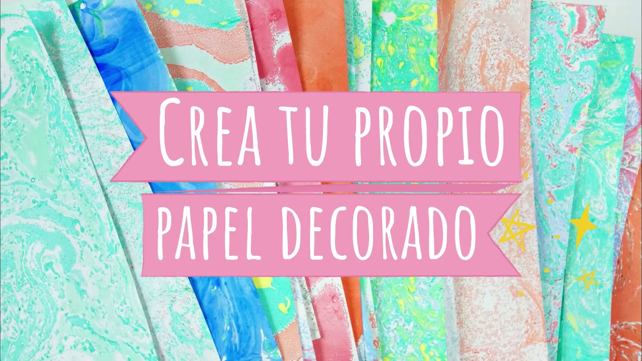 Cómo hacer tu propio papel decorado + HAUL | MaterialEscolar