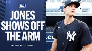 Spencer Jones nabs the runner at home plate! | MiLB Highlights