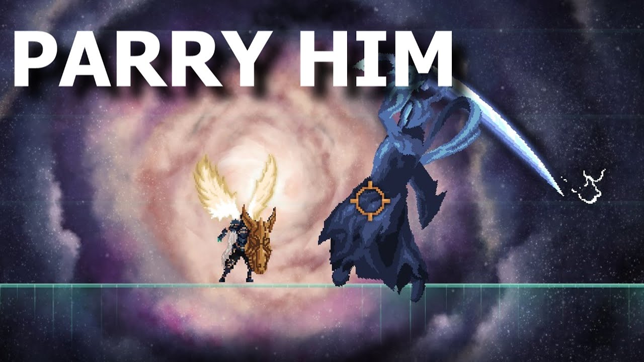 Death's Gambit: NG+3 Heroic Amulvaro (no damage, 100% parry)