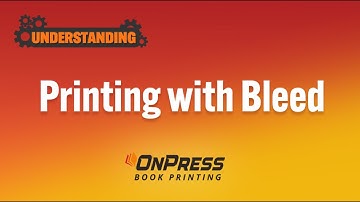 Understanding Bleed | OnPress Book Printing